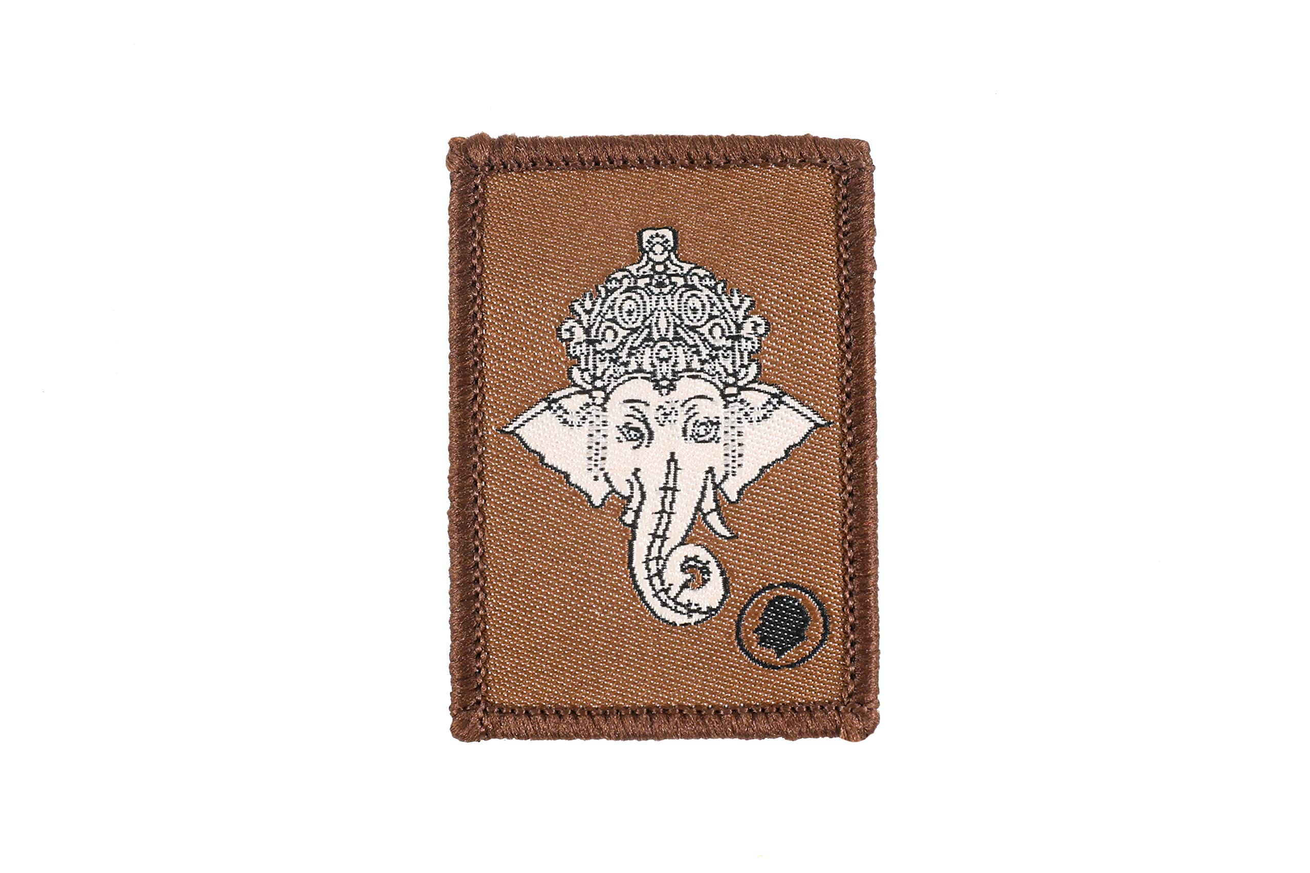 DIME BAGS Interchangeable Patches - Custom Embroidered Iron-On Patches for Backpacks, Jackets & Hats (Ganesha, Moon Phases, Zen Circle Designs) - Perfect for DIY Fashion & Festival Accessories