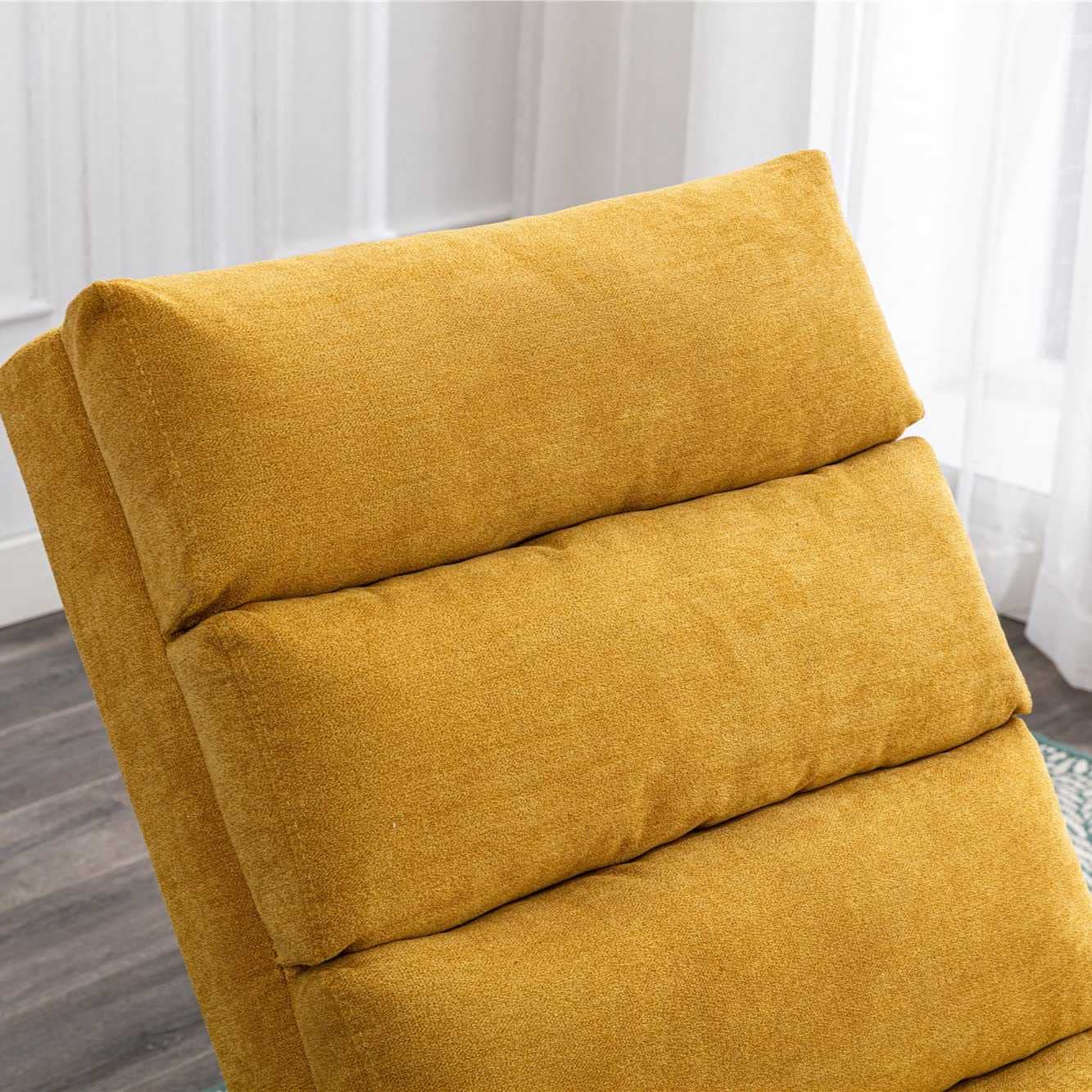 Premium Indoor Massage Lounge Chair - Modern Upholstered Linen Fabric Ergonomic Recliner for Home Spa, Living Room & Office Relaxation