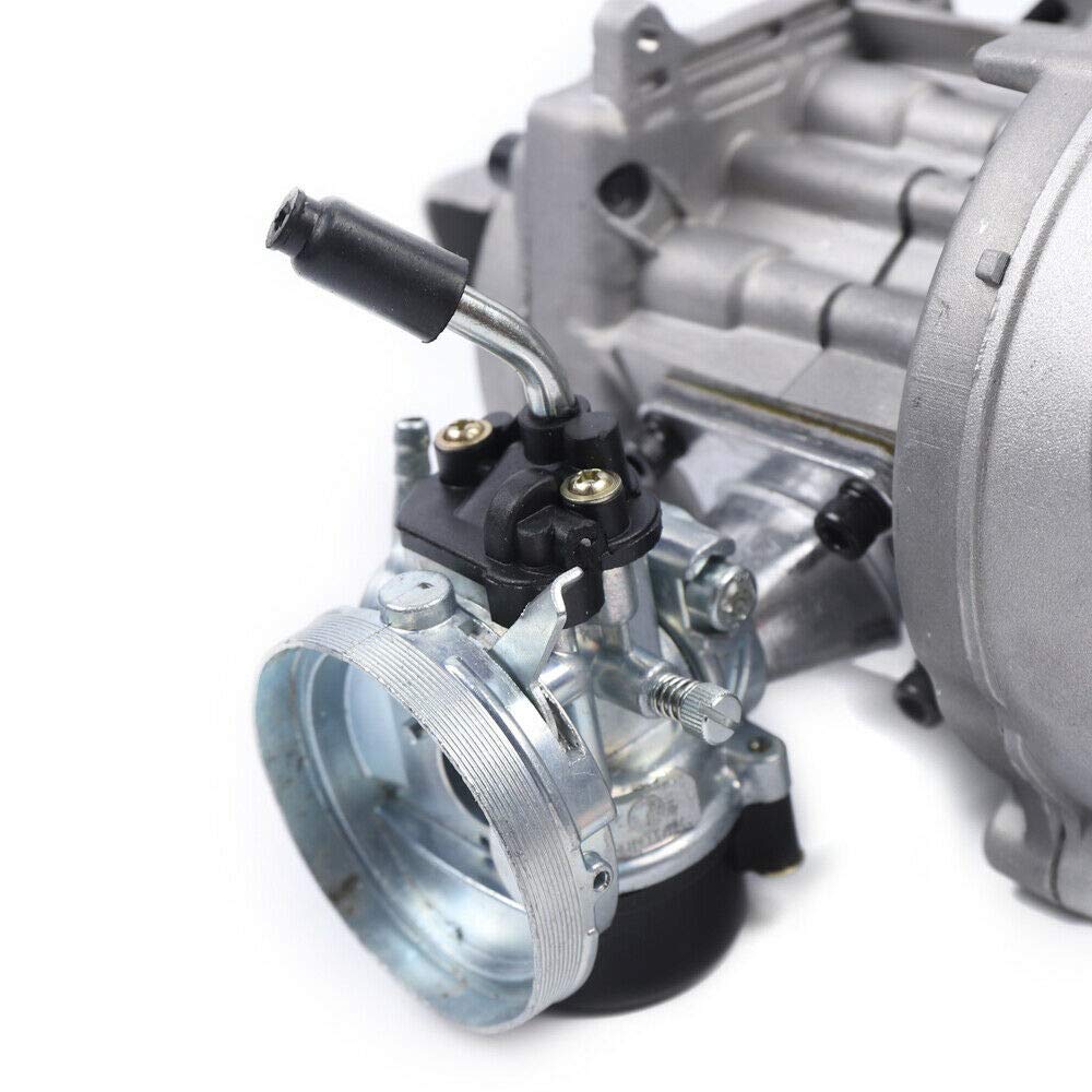 49/50CC 2-Stroke Racing Engine Motor Kit with Pull Start - Complete Motorized Bike Engine for Pocket Bikes, Mini Dirt Bikes, ATVs & Scooters | High-Performance Upgrade for Off-Road Racing & Urban Commuting