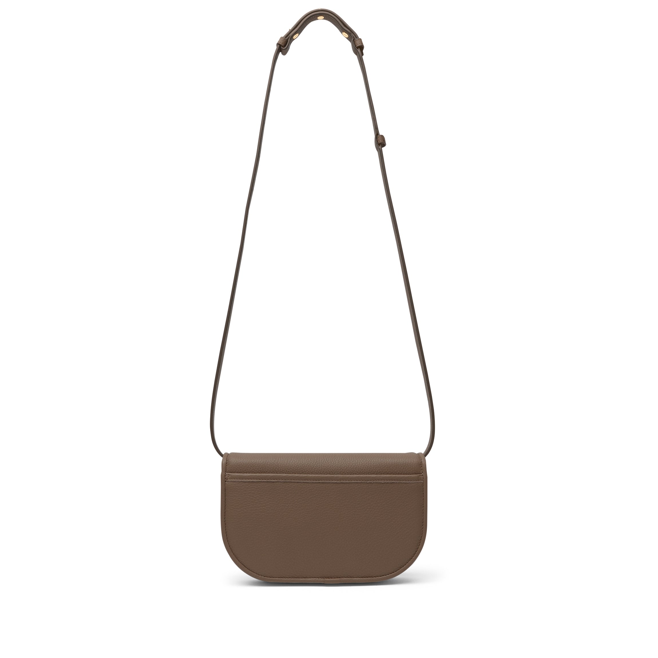 Katy Small Saddle Crossbody Bag in Cocoa Brown - Stylish Leather Purse for Women, Perfect for Everyday Use, Travel & Date Nights