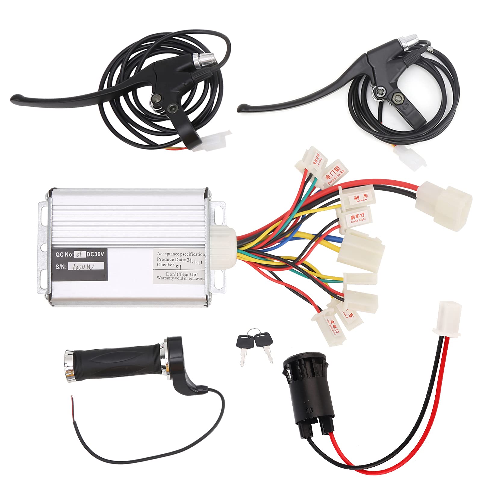 WNSC Brushed Motor Controller for E-Bike Scooter Tricycle - Smooth Ride Upgrade
