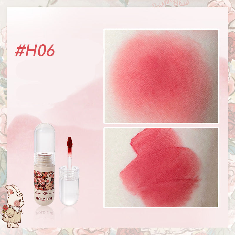 HOLD LIVE Bunny Garden Velvet Lip Cream - Long Lasting Matte Liquid Lipstick, Hydrating Non-Drying, Vegan & Cruelty Free - Perfect for Daily Wear, Parties & Special Occasions