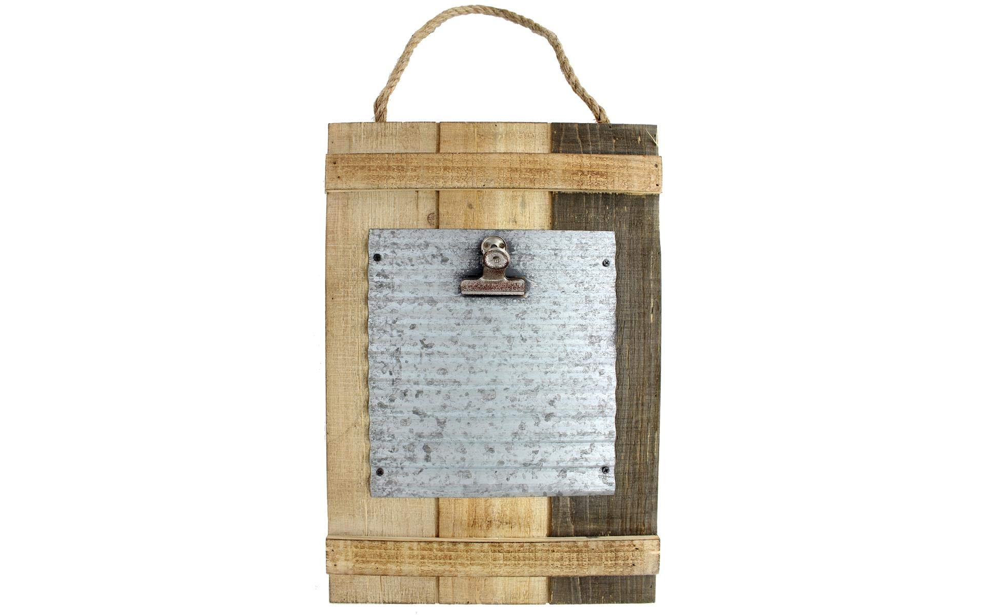PA Essentials Wall Art with Tin & Clip - Brown - Perfect for Home Decor, Office, and Gift Giving