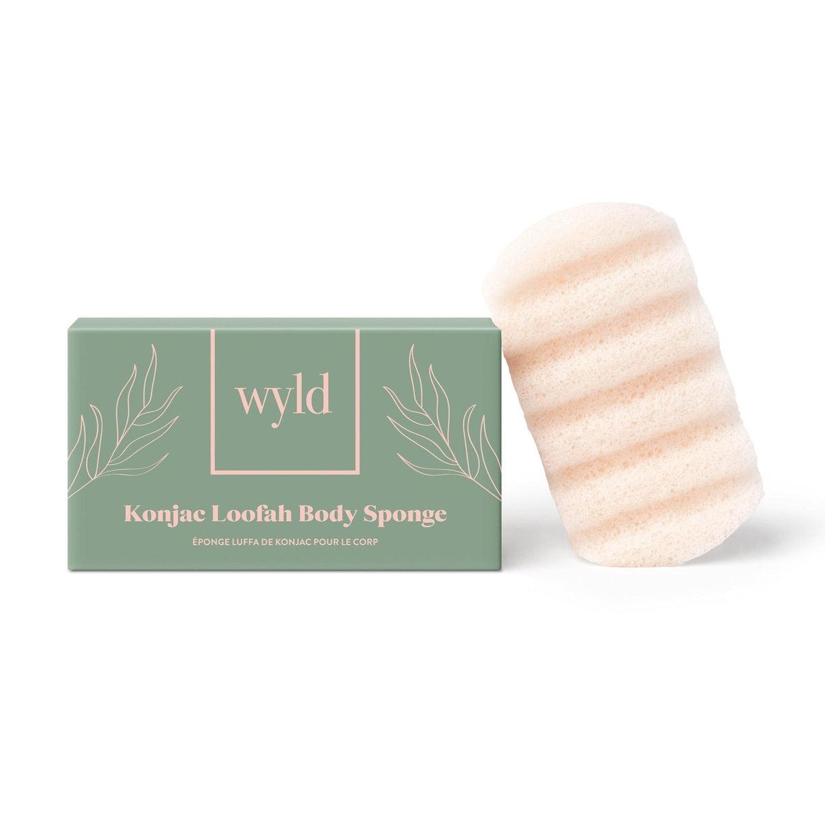 **Natural Konjac Loofah Body Sponge for Exfoliating & Cleansing – Gentle Vegan Skincare for Face & Body – Perfect for Sensitive Skin & Eco-Friendly Bath Routine**