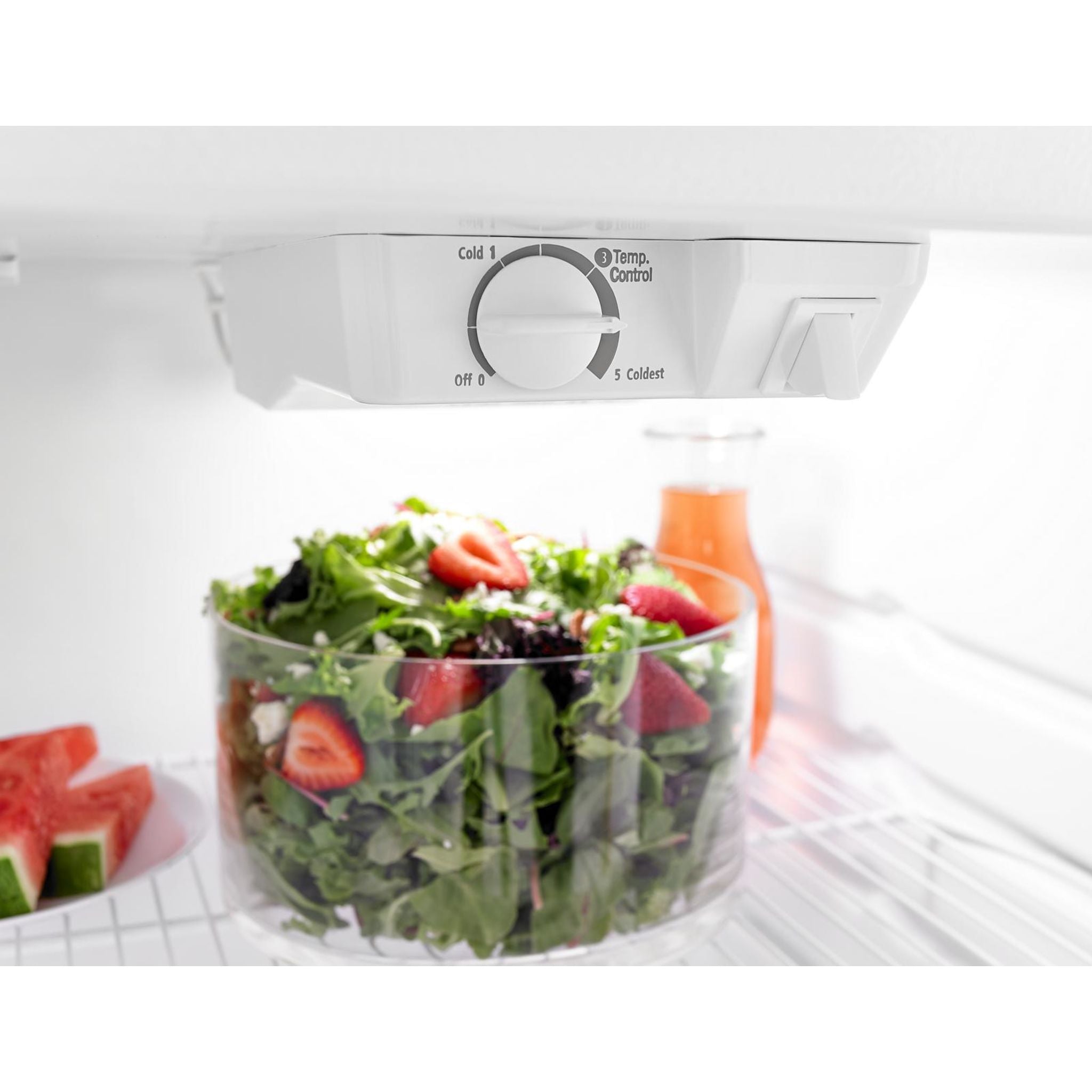Amana Top Mount Refrigerator ART104TFDW - 18.2 Cu. Ft. White Energy Star Fridge for Kitchen, Apartment & Small Spaces