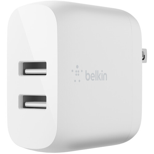 Belkin 24W Wall Adapter - Fast Charging USB-C Power Plug for iPhone, Samsung, Google Pixel | Perfect for Home, Office & Travel Charging