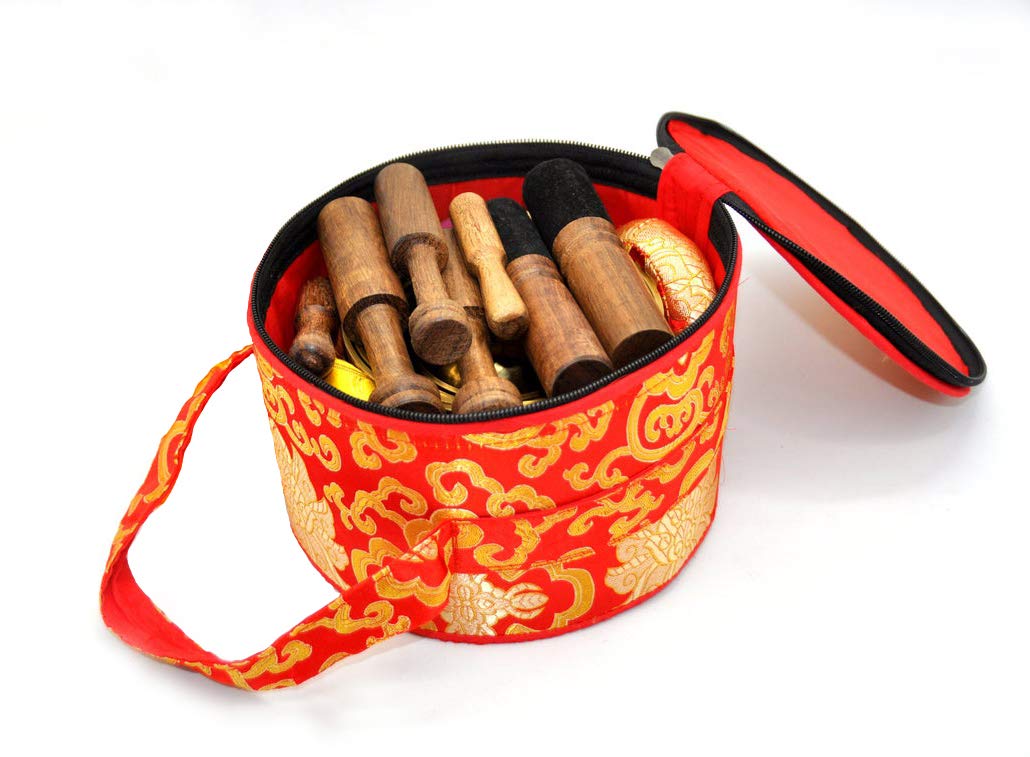 Chakra Healing Tibetan Singing Bowl Set - 7 Chakra Colors with Symbols (2.5