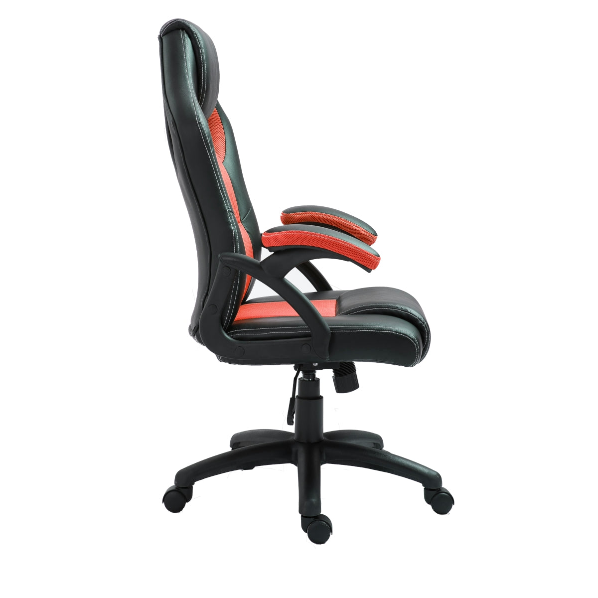 HAWK SERIES 4507 Ergonomic Gaming Chair - Black & Red Racing Style with Lumbar Support - Perfect for PC, Console Gaming & Home Office