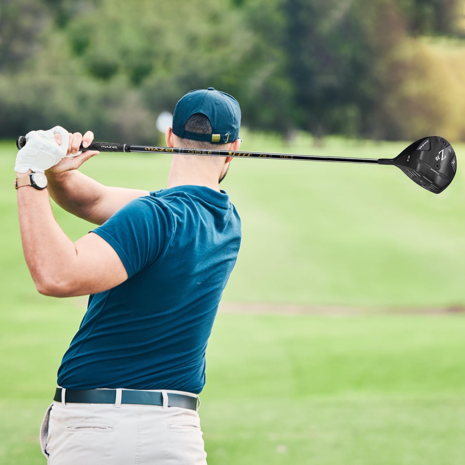 Premium MAZEL Titanium 460CC Golf Driver for Men - Right Handed | High-Performance Golf Club for Distance & Accuracy | Perfect for Tournaments & Driving Range Practice