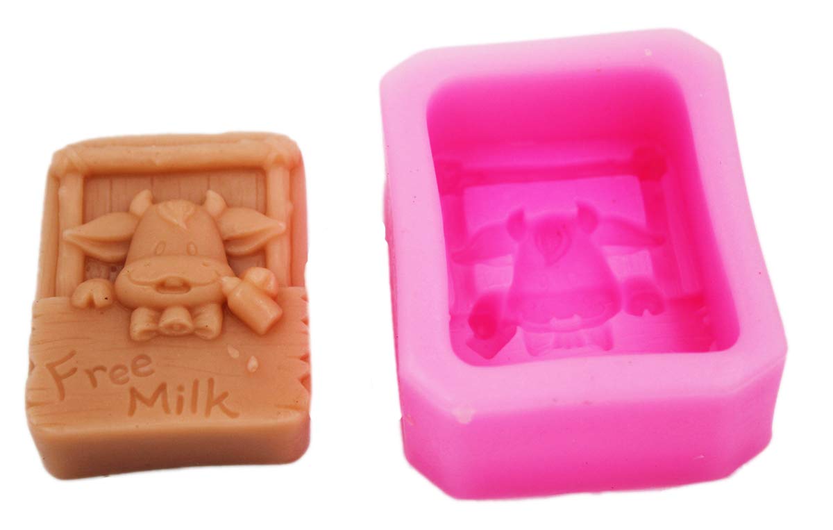 Premium Silicone Soap Molds for DIY Handmade Soap Making - Free Milk 50049 Craft Art Design - Perfect for Home Crafting, Gift Making, and Bath & Body Projects