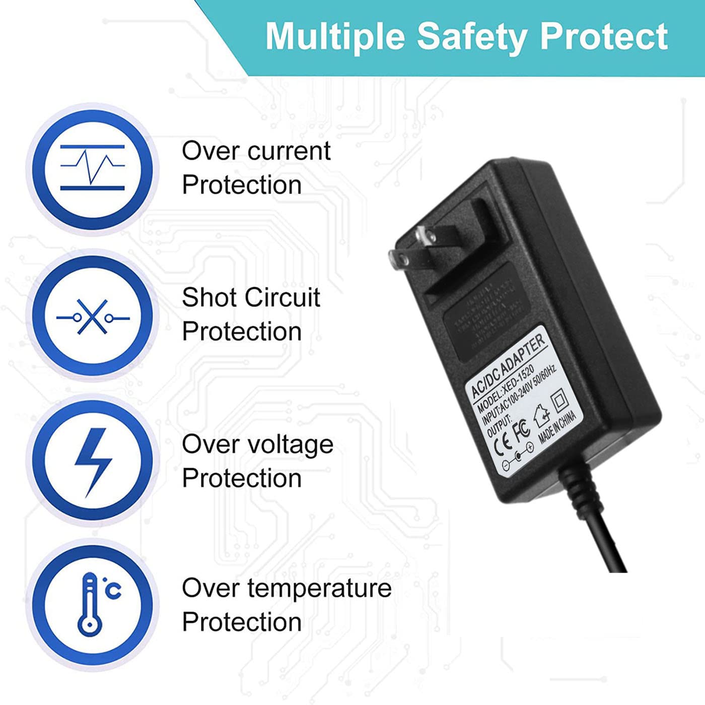 21V Battery Charger Adapter Power Cord - Compatible with SOYUS, Zikopomi, SENDRY & 15+ Mini Chainsaw Brands - Fast Charging for Cordless Chainsaws - Perfect for Tree Trimming, Landscaping and DIY Wood Cutting Projects