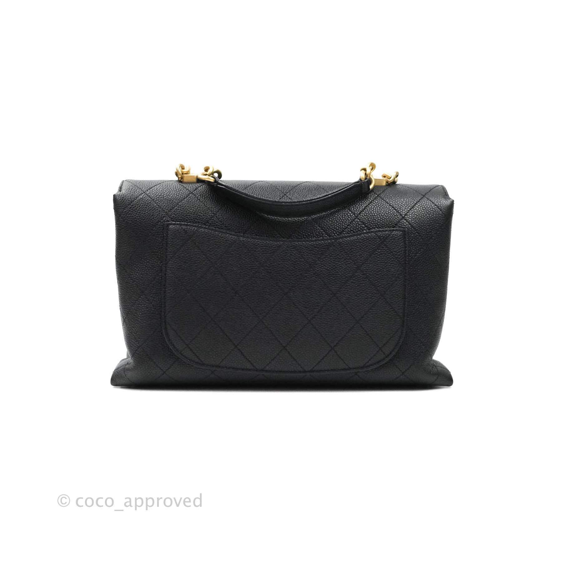 Chanel Chic Affinity Medium Grained Calfskin Handbag - Black with Aged Gold Hardware | Luxury Crossbody Bag for Women, Perfect for Date Night & Evening Events