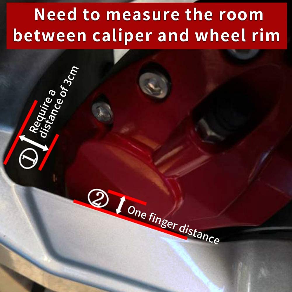 High-Performance Aluminum Brake Red Caliper Covers for Honda Civic 10th Gen (Set of 4) – Durable & Stylish Upgrade for Enhanced Vehicle Appearance – Perfect for Car Enthusiasts & Show Cars