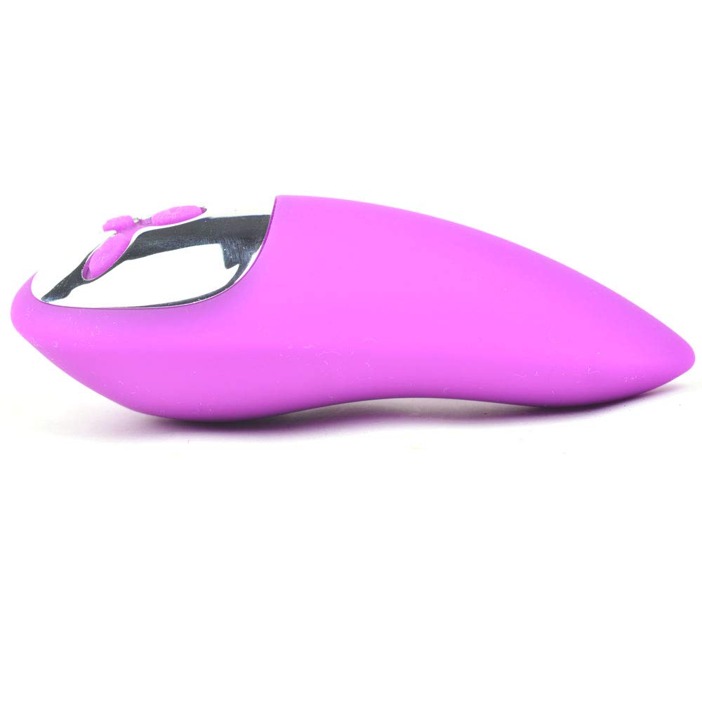 BeHorny 10-Speed USB Rechargeable Vibrating Tongue Sex Toy for Couples & Solo Play - Purple Adult Toy for Oral Stimulation & Foreplay