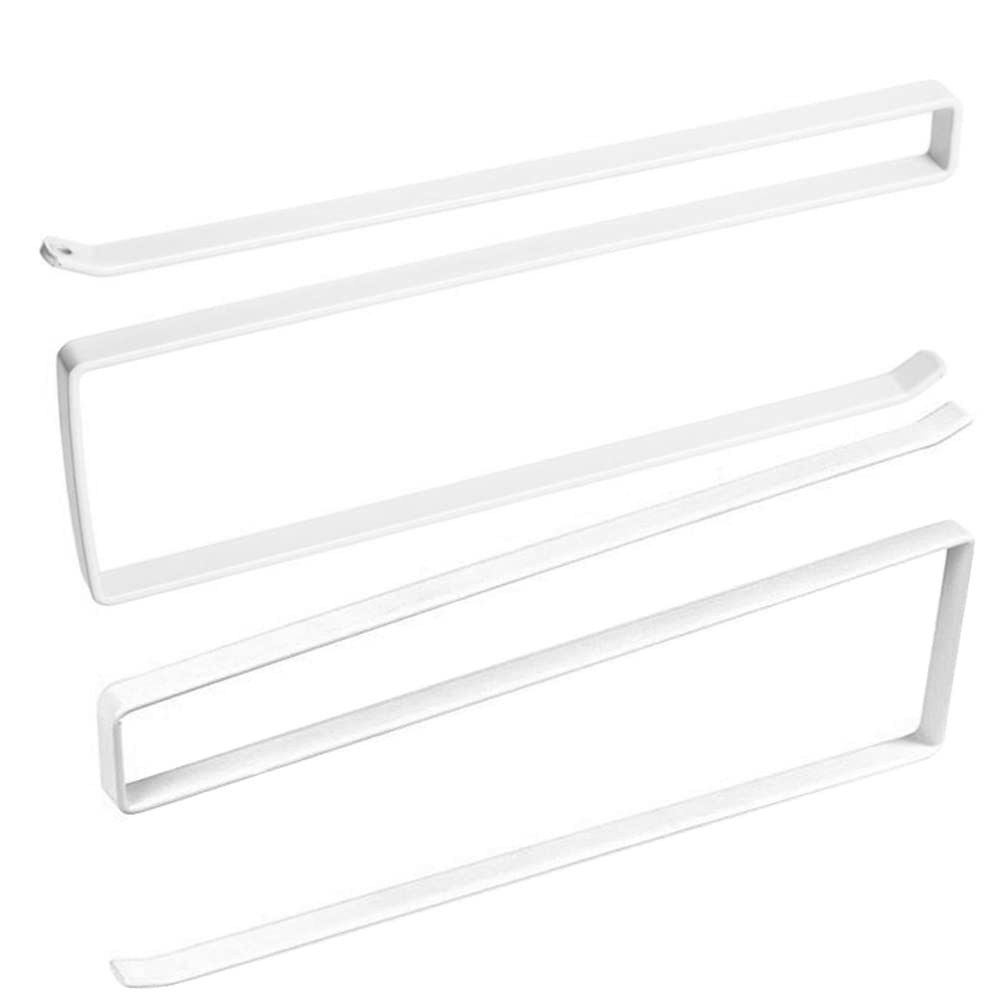 Angoily Over Cabinet Paper Towel Holder - 2 Pack Under Cabinet Paper Towel Dispenser with Hanger for Kitchen, Bathroom, Pantry & Toilet - Perfect for Easy Access & Space Saving Storage of Paper Rolls