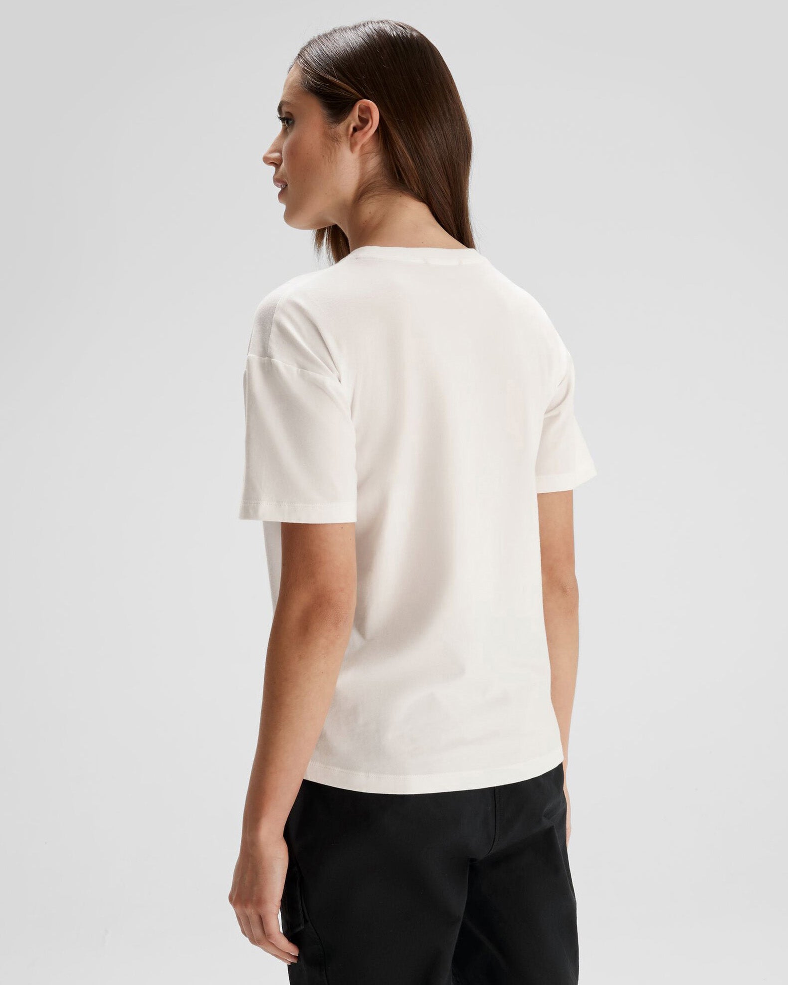 Organic Cotton Women's T-Shirt - Soft & Breathable White Tee for Casual Wear, Workouts & Everyday Comfort