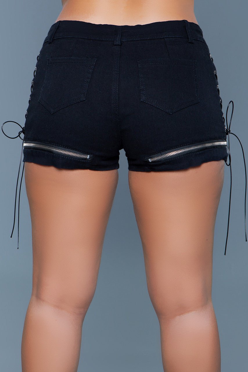 BeWicked Women's Nowhere to Run High Waist Shorts - Sexy Stretch Denim Shorts for Women | Perfect for Parties, Night Out and Summer Fashion