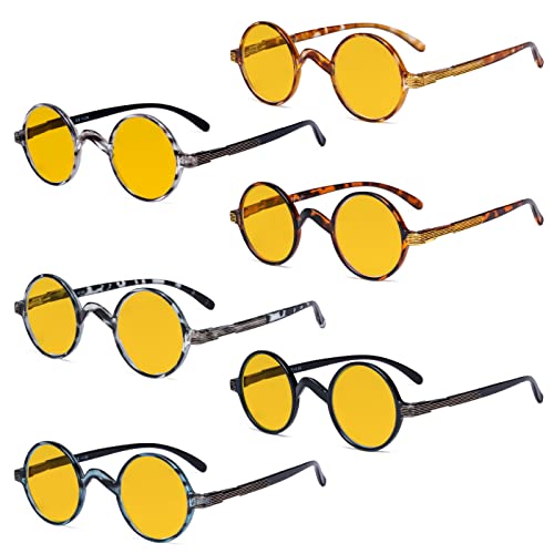 Blue Light Blocking-amber Lens-6 Pairs