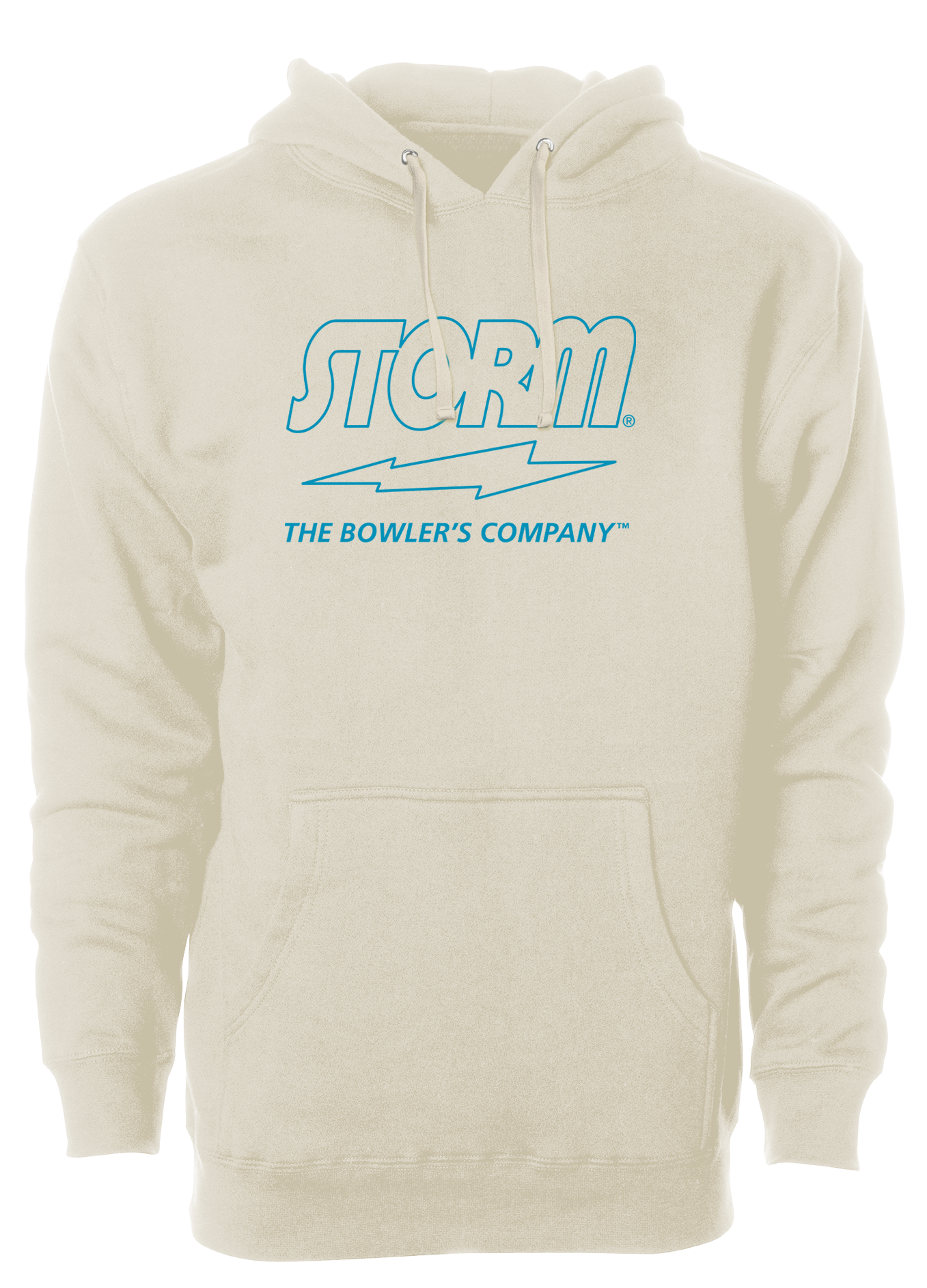 Storm The Bowler's Company Hoodie - Electric Blue Outline | Premium Bowling Apparel for Men & Women | Perfect for League Play & Casual Wear