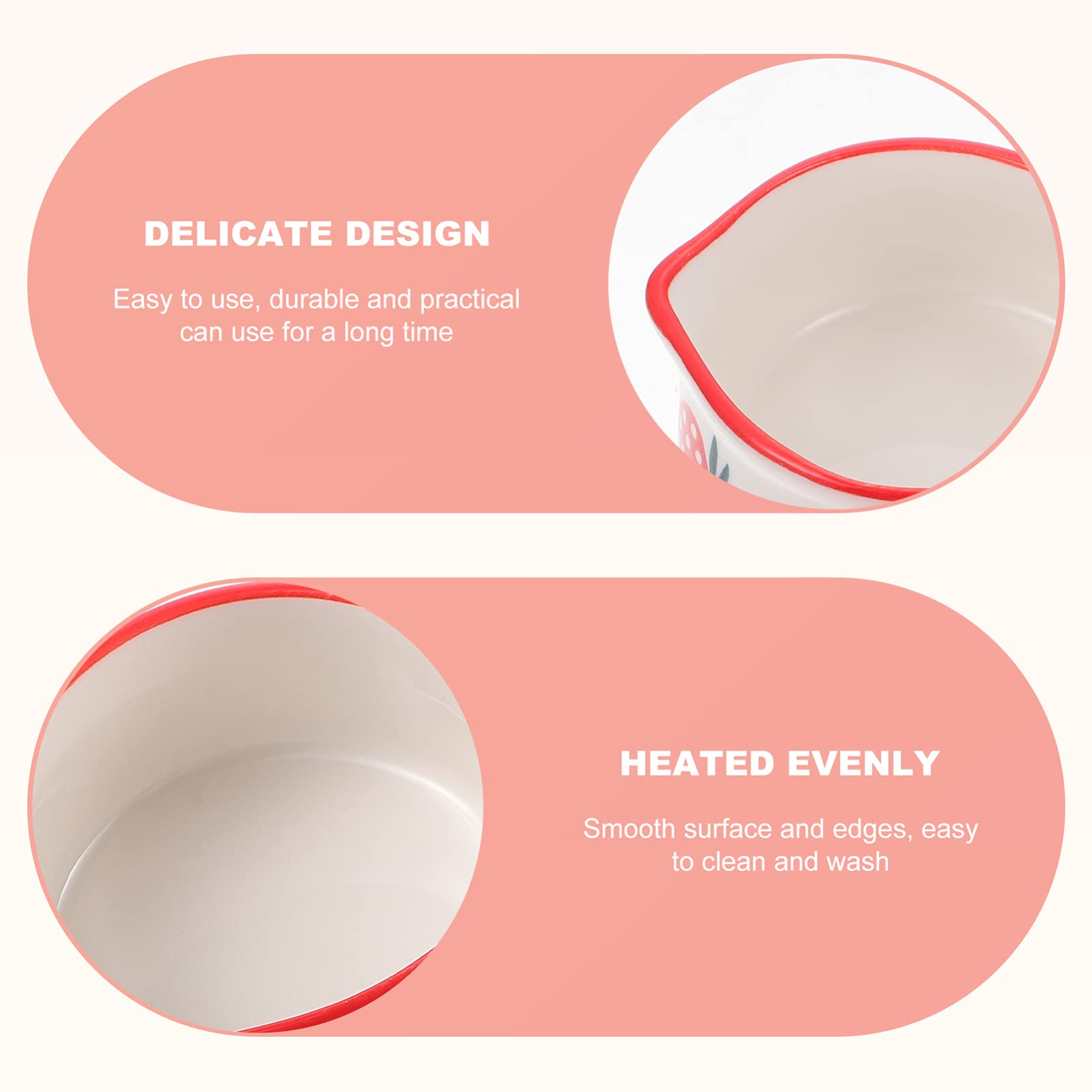 2-Pack Ceramic Food Heating Pot - Mini Coffee & Milk Warmer, Saucepan for Kitchen, Stovetop & Camping Use - Perfect for Coffee, Tea, Hot Chocolate & Baby Bottle Warming