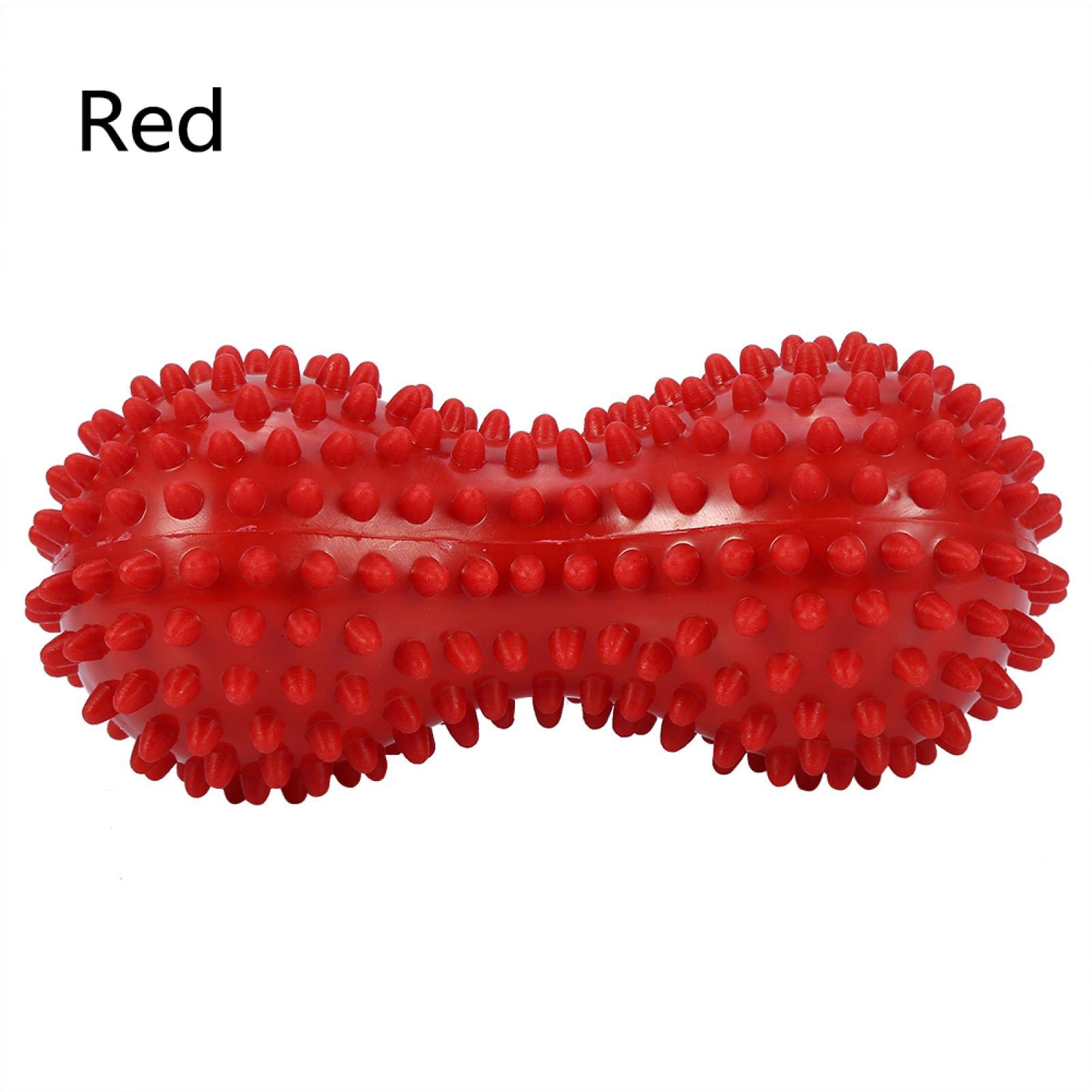Agatige Double Peanut Massage Lacrosse Ball - Spiky Therapy Ball for Deep Tissue Massage, Muscle Pain Relief, Yoga & Recovery - Perfect for Leg, Back, Shoulder Tension Release - Ideal for Athletes, Office Workers & Post-Workout Recovery