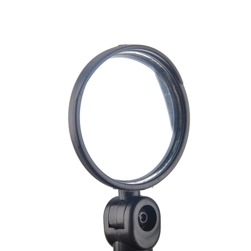 Universal Bike Mirror - 2 Pairs Adjustable 360° Rotating Handlebar Rearview Mirrors for Mountain & Road Bikes | Black Cycling Safety Accessories | Perfect for Commuting, Trail Riding & Urban Cycling