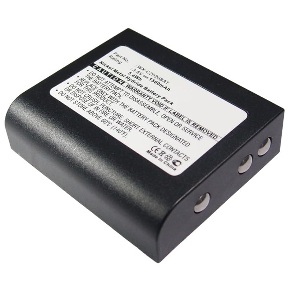 Synergy Digital Wireless Headset Replacement Battery for Panasonic WX-C2020BAT - Ni-MH 3.6V 1500mAh High Capacity Rechargeable Battery - Perfect for Office, Call Center & Customer Service Headsets