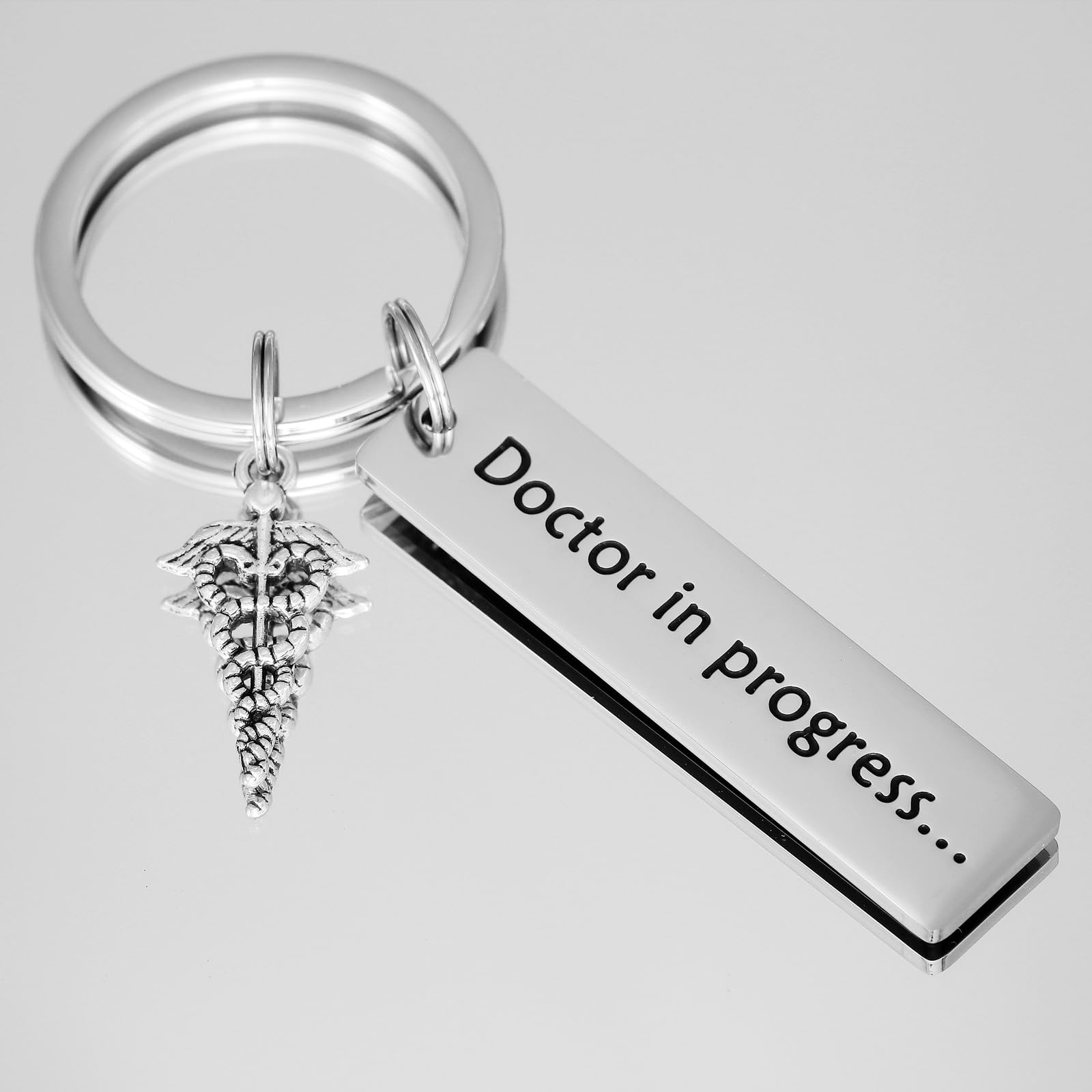 Premium Engraved MD Keychain - Unique Doctor Gift for Graduation, Appreciation & Medical Professionals - Perfect for Nurses, Surgeons & Healthcare Workers