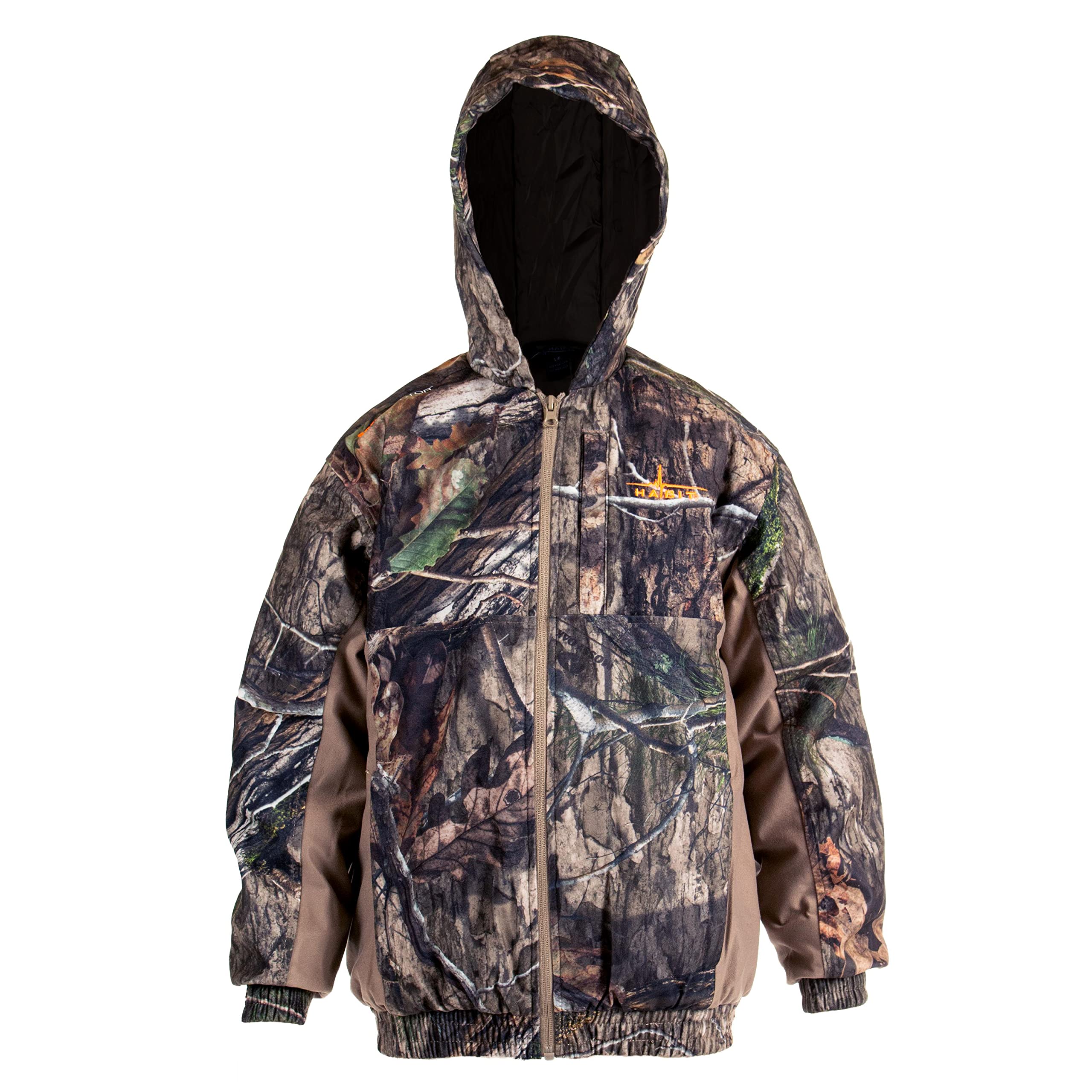 Youth Cedar Branch Insulated Bomber Jacket - Warm Winter Coat for Teens