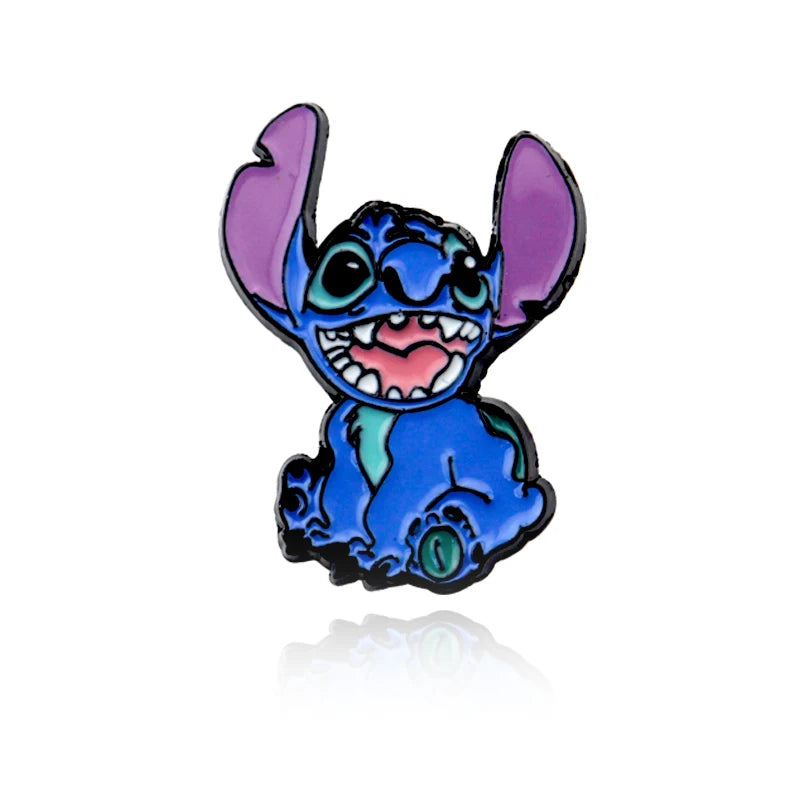 Disney Lilo & Stitch Heart Necklace - Cute Cartoon Jewelry for Women & Girls - Perfect Gift for Disney Fans, Cosplay & Everyday Wear