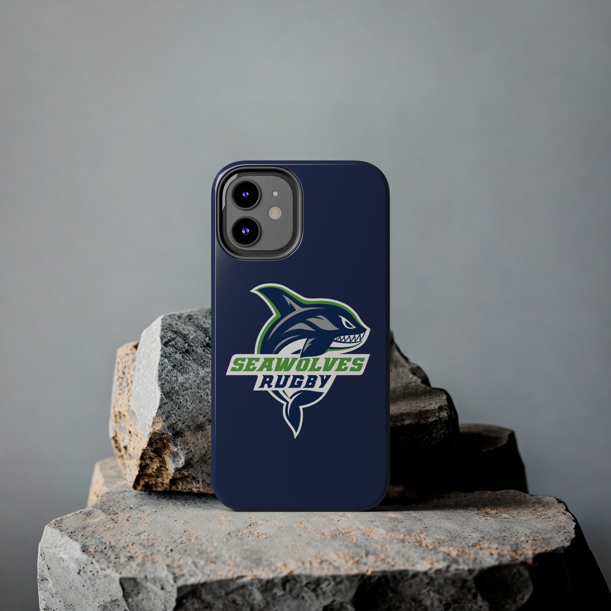 Seawolves Navy Rugged Phone Case - Shockproof & Durable Protection for iPhone & Samsung - Perfect for Outdoor Adventures, Work & Daily Use