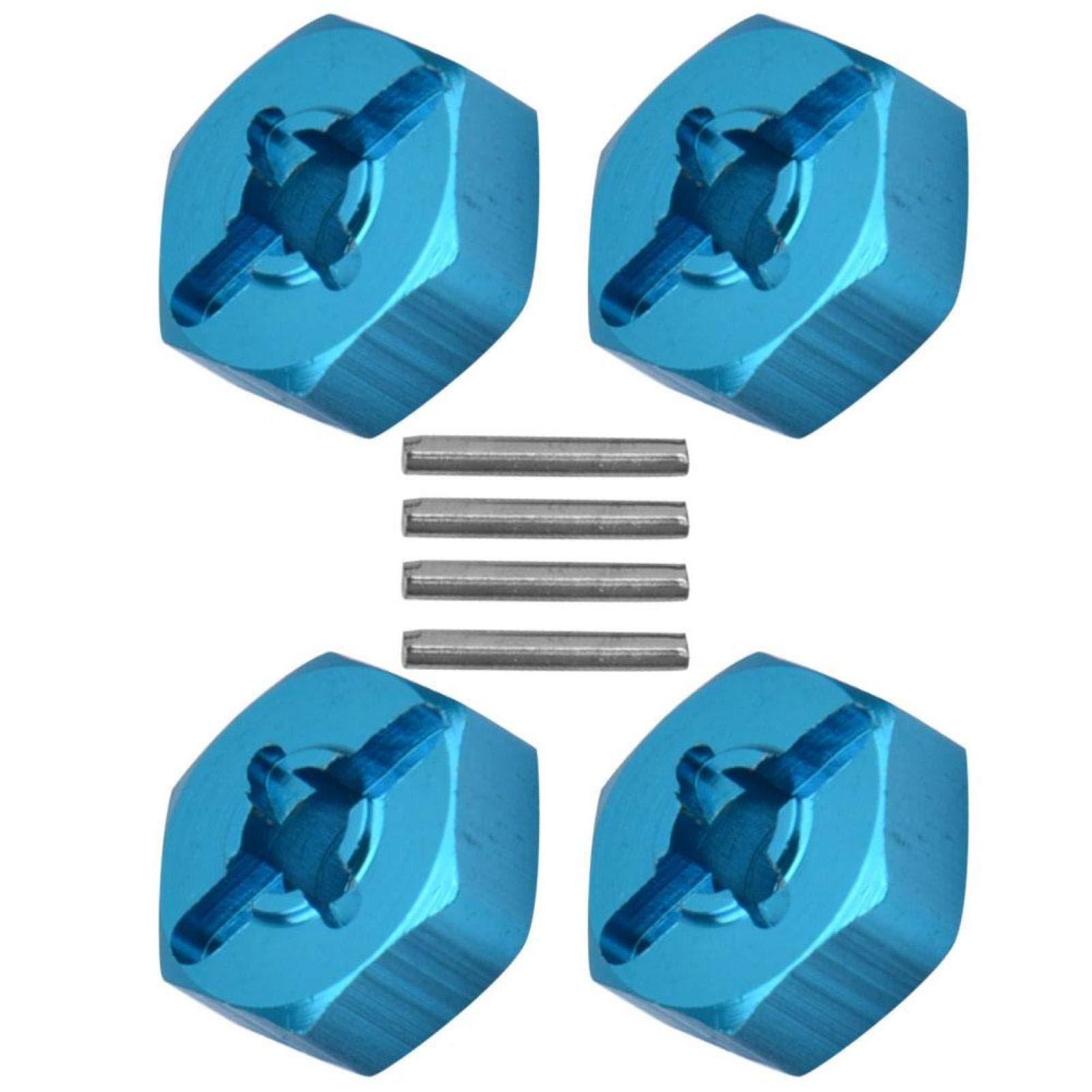 SUCIE RC Car Upgrade Parts - Hex Mount Adapter for 1/10 Scale RC Models | High Precision CNC Aluminum Alloy Conversion Kit | Perfect for Crawlers, Drift Cars & Off-Road RC Vehicles | DIY Modification & Performance Enhancement
