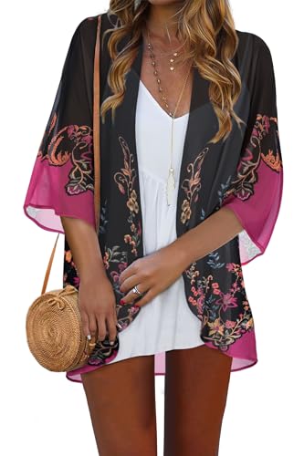 Floral Print Black