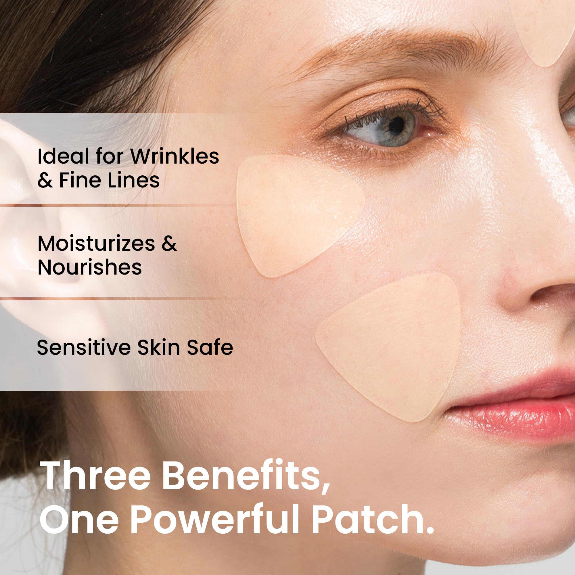 Youthful Curve Wrinkle Patch Duo - Anti-Aging Wrinkle Tape for Neck & Face | Korean Skincare Treatment with Retinol, Collagen & Hyaluronic Acid | Invisible Contour Strips for Smooth Skin - Perfect for Daily Use & Special Occasions