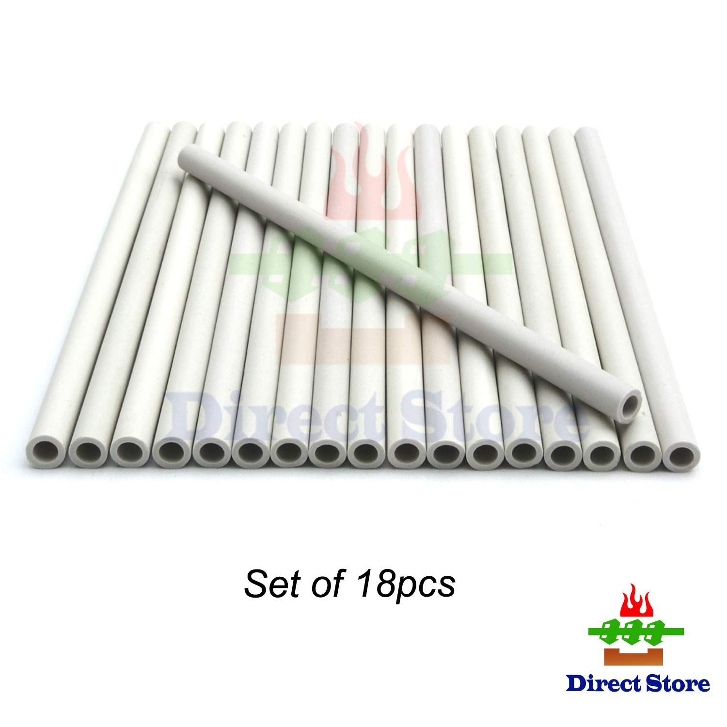 DCS Grill Ceramic Radiant Replacement - DF-18 Gas Grill Heat Plates (Set of 18) | 9.5