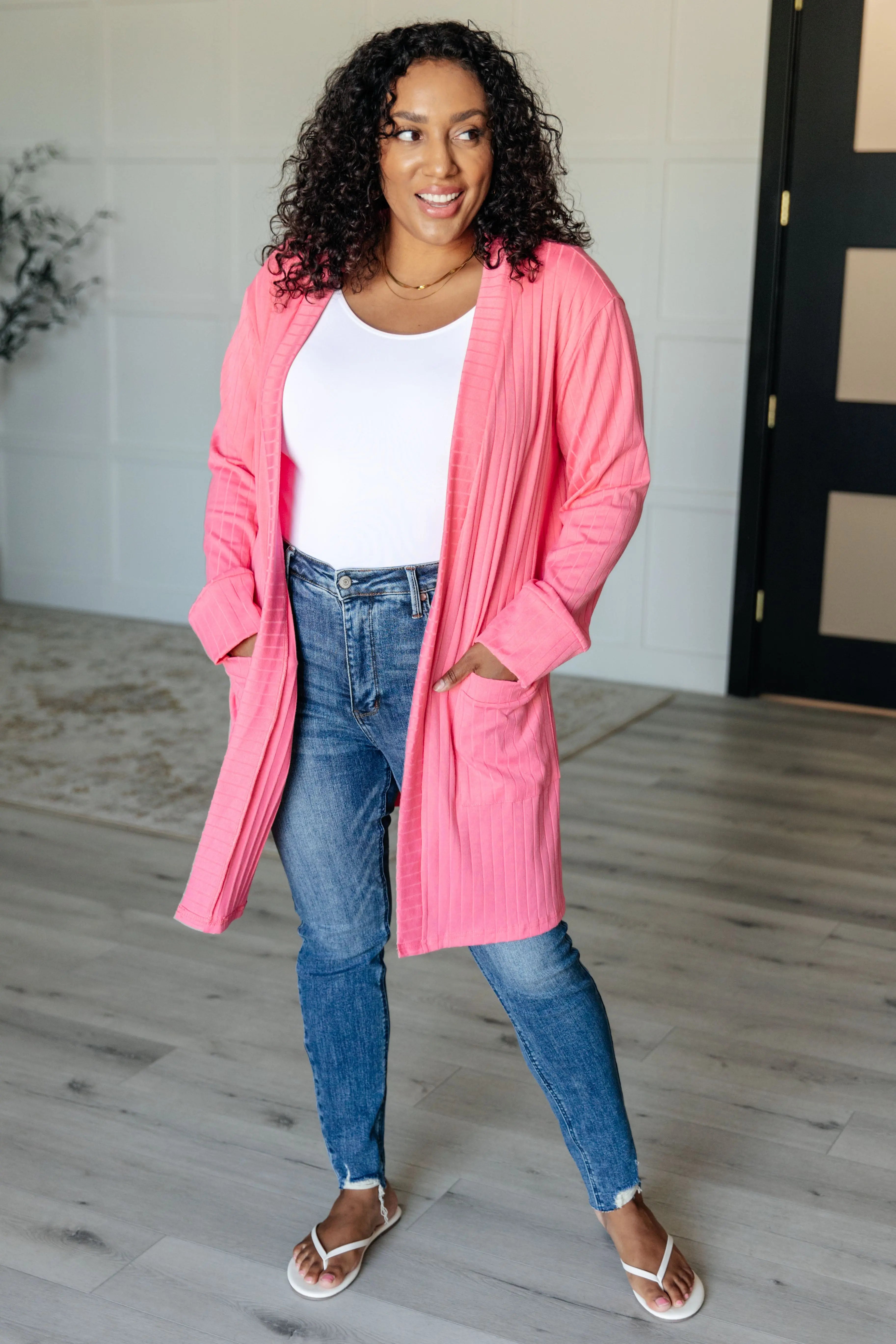 Stylish Modern Idealist Open Front Cardigan for Women - Cozy Lightweight Knit Sweater for Fall & Winter - Perfect for Layering, Office Wear, and Casual Outfits