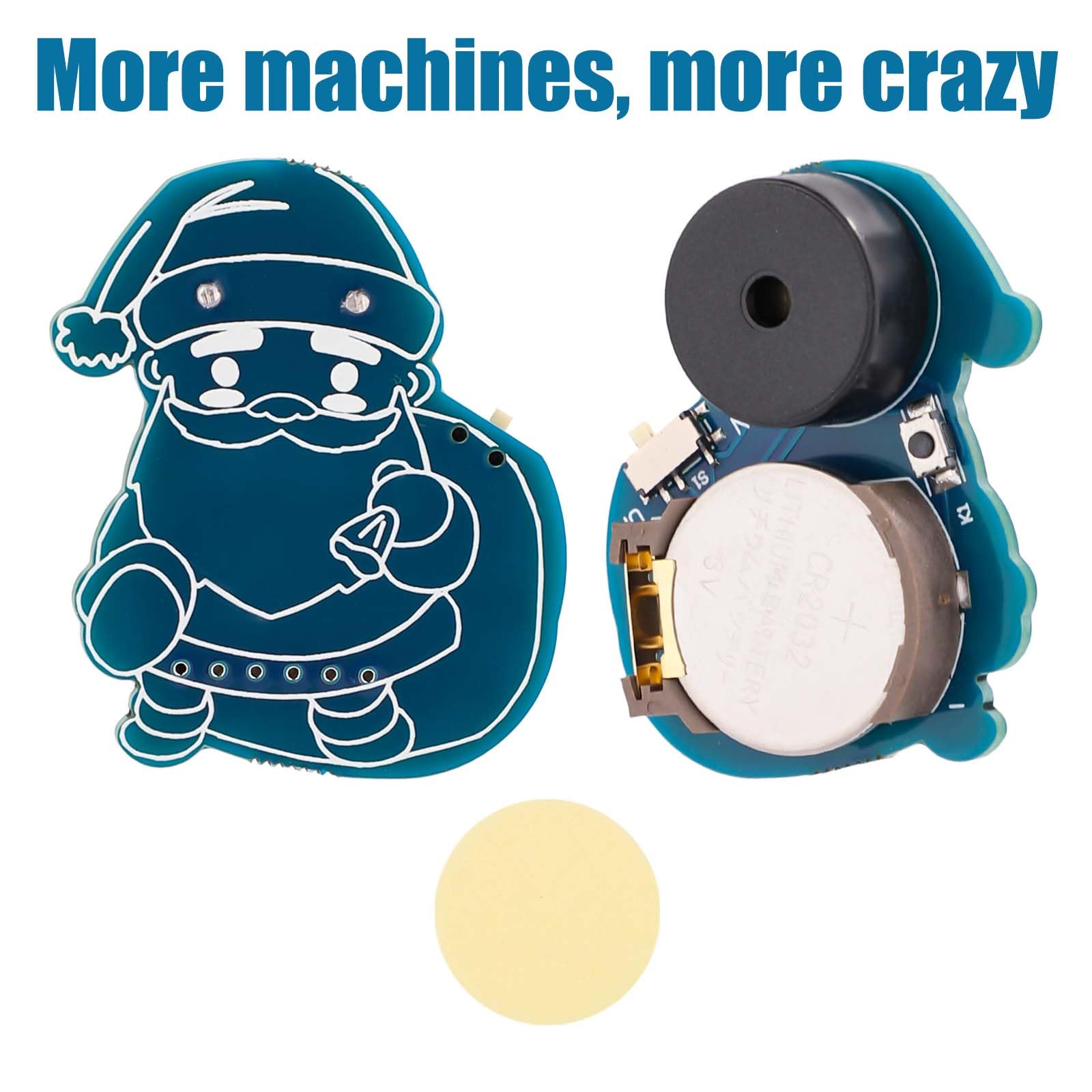 Santa Claus Style Cricket Noise Maker - 16 Annoying Sound Effects for Pranks, Home, School & Parties | Blue Hidden Beeping Machine for Fun & Mischief