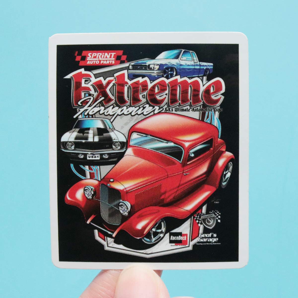 50 PCS Hot Rod Classic Car Vinyl Stickers - Waterproof Decals for Laptop, Scrapbook, Motorcycle, Bicycle & Luggage - Durable Decorative Stickers for Car Enthusiasts & DIY Projects