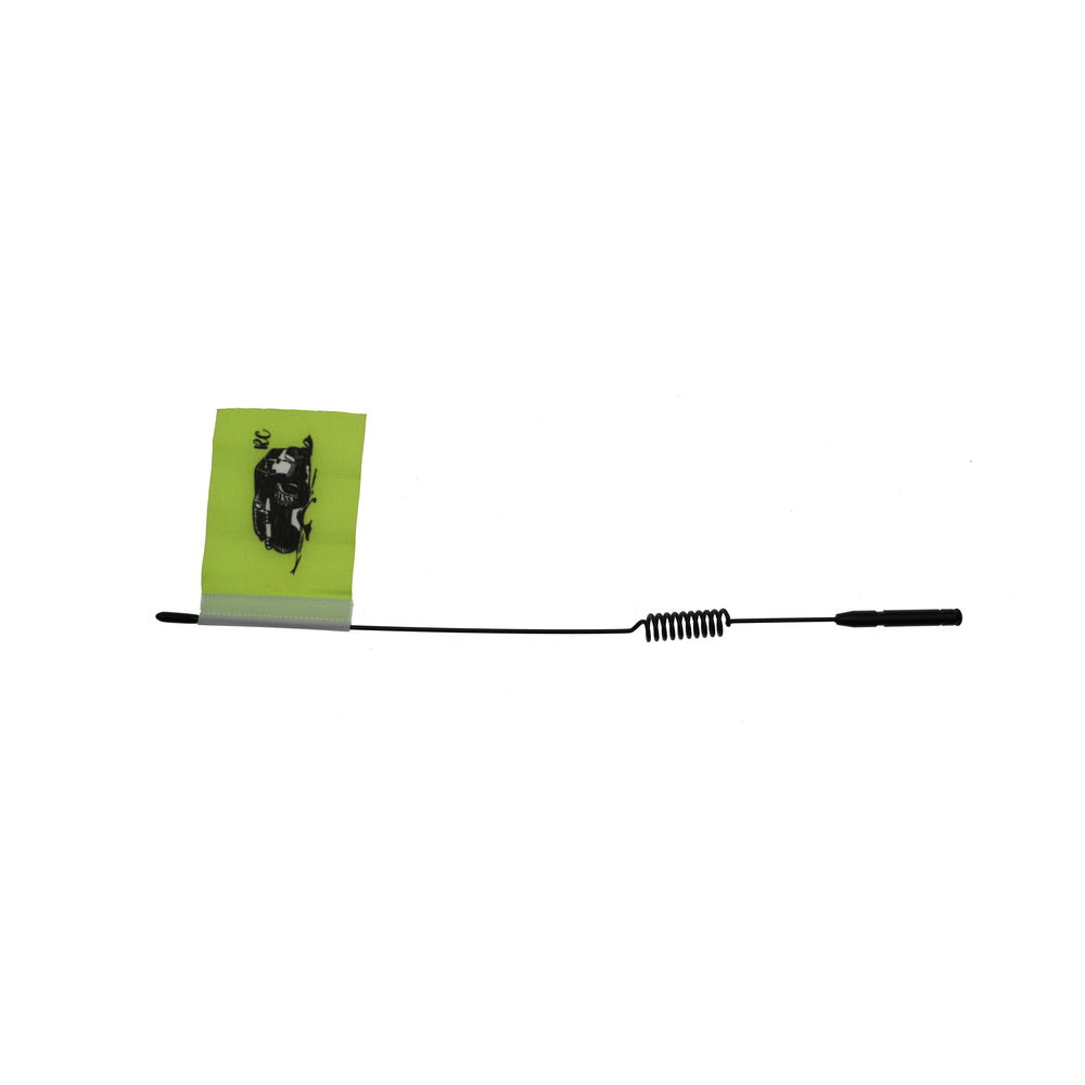 Metal Signal Flag Accessory for RC Crawlers - Green Flag Compatible with TRX4, SCX10 & 90046 Models | Off-Road Adventure & Trail Crawling Accessory