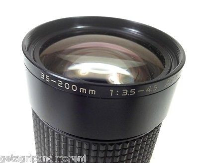 Canon AE-1 35mm Film Camera with Sunpak Flash 30 DX & Tokina 35-200mm Lens - Vintage Photography Kit for Travel, Street & Portrait Shooting