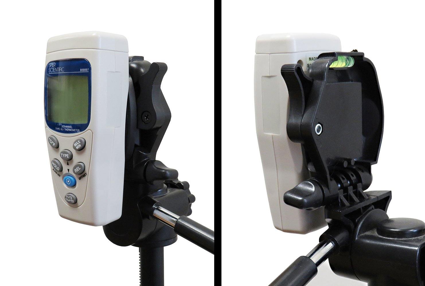2 Channel K/J Type Thermocouple Thermometer - Dual Input Digital Temperature Meter for Cooking, HVAC & Industrial Use
