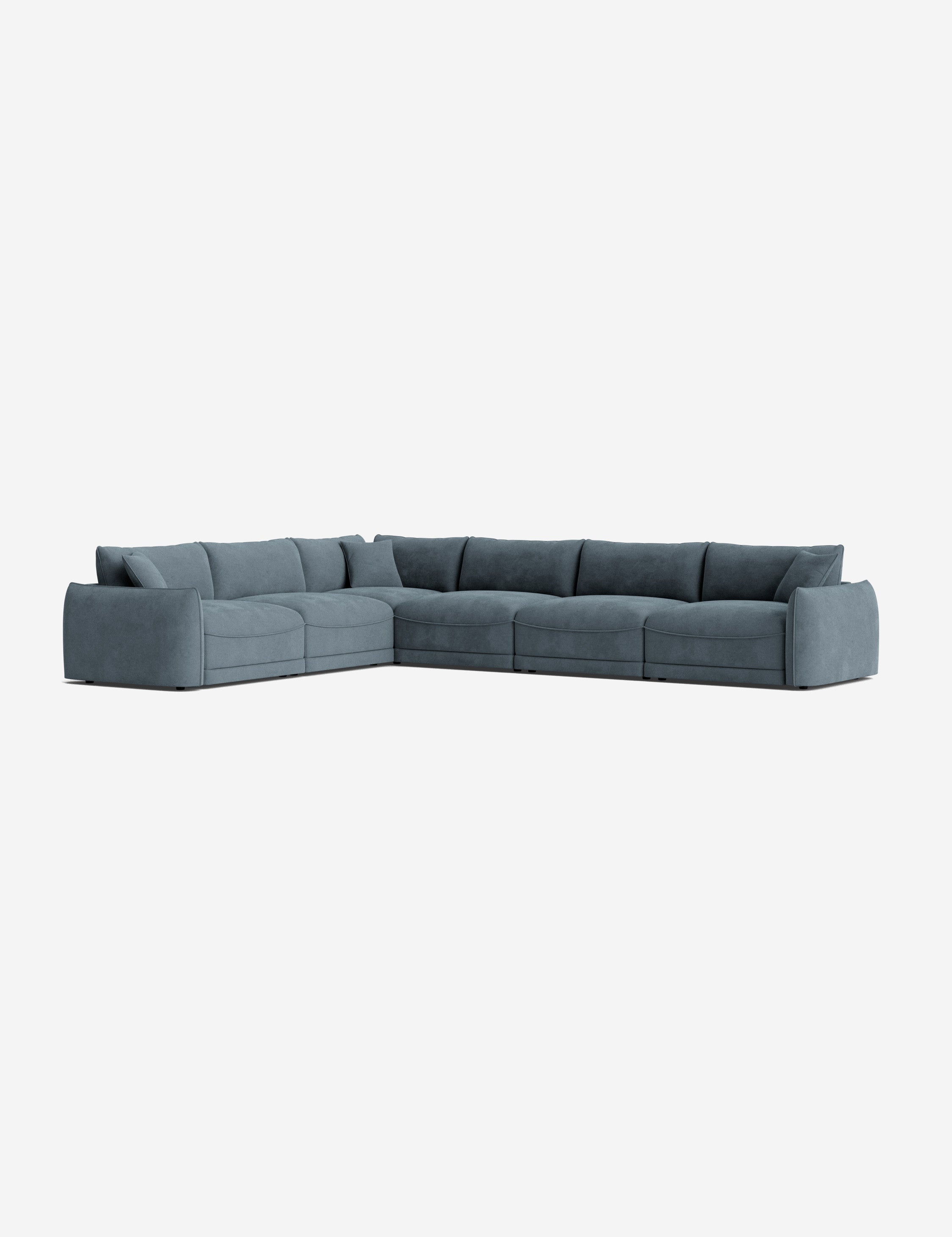 Balmer Modular Corner Sectional Sofa - Modern L-Shaped Living Room Couch with Reversible Chaise | Perfect for Small Spaces, Apartments & Family Gatherings
