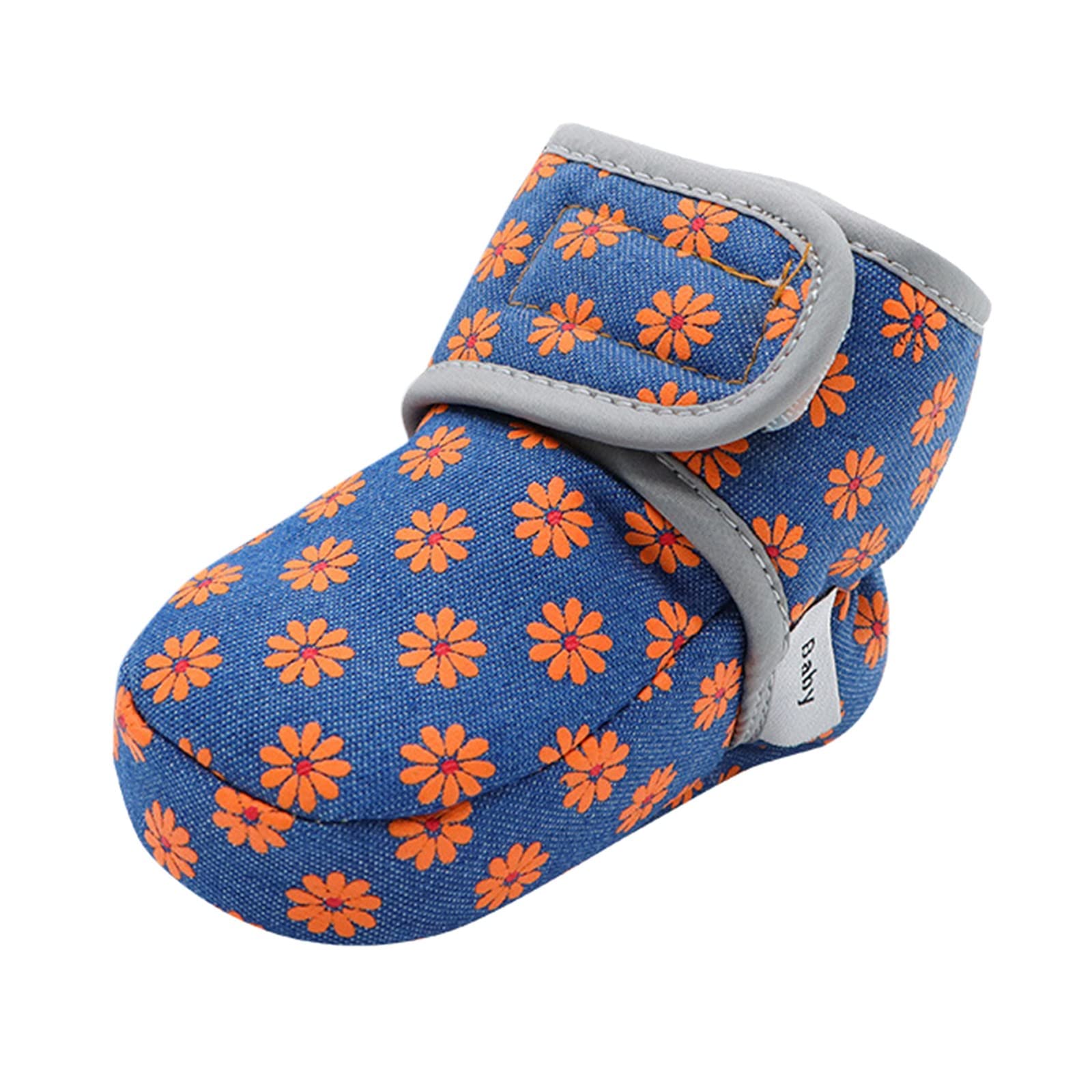Baby Winter Boots Size 9 - Soft Non-Slip Toddler Shoes for Girls 6-12 Months - Indoor/Outdoor Wear