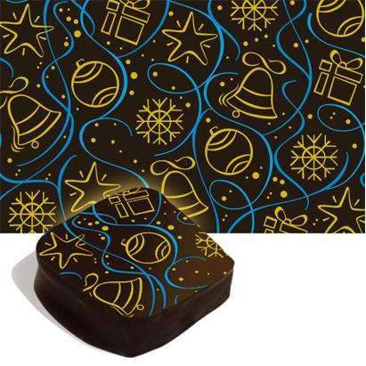 Christmas Bell Edible Transfer Sheets for Cake Decorating - Perfect for Holiday Baking, Christmas Cookies, and Festive Desserts