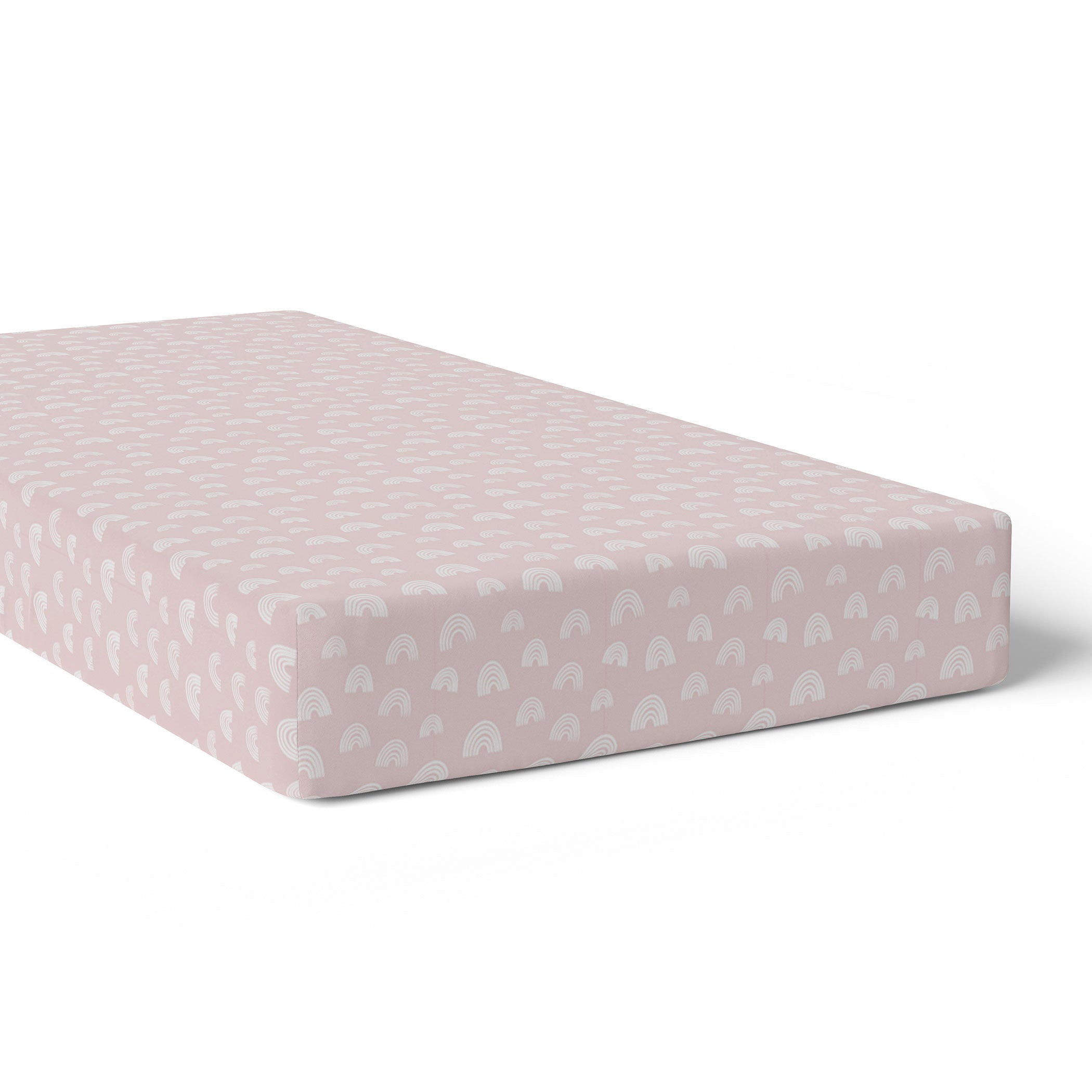 Nordic 2-Pack Jersey Cotton Fitted Sheets - Soft Dusty Berry & Rose Colors for Crib, Toddler Bed - Perfect Nursery Bedding Set for Baby Girls & Boys