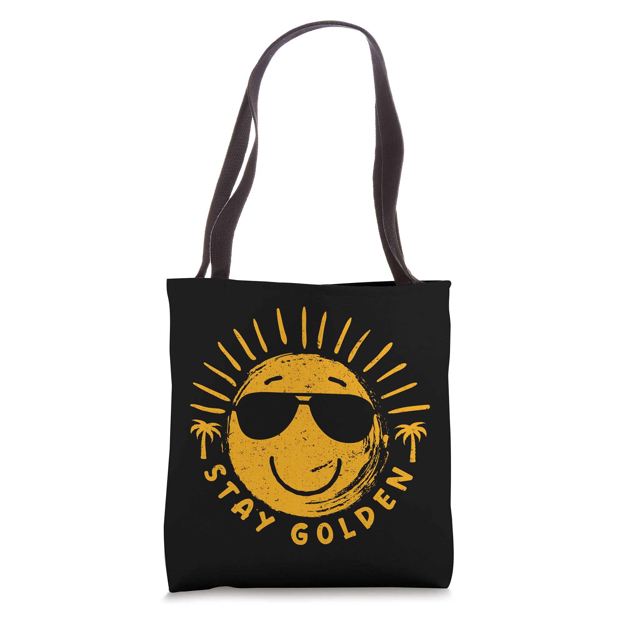 Stylish Summer Women's Tote Bag - Stay Golden Beach Vacation Graphic - Perfect for Beach Trips, Shopping & Travel