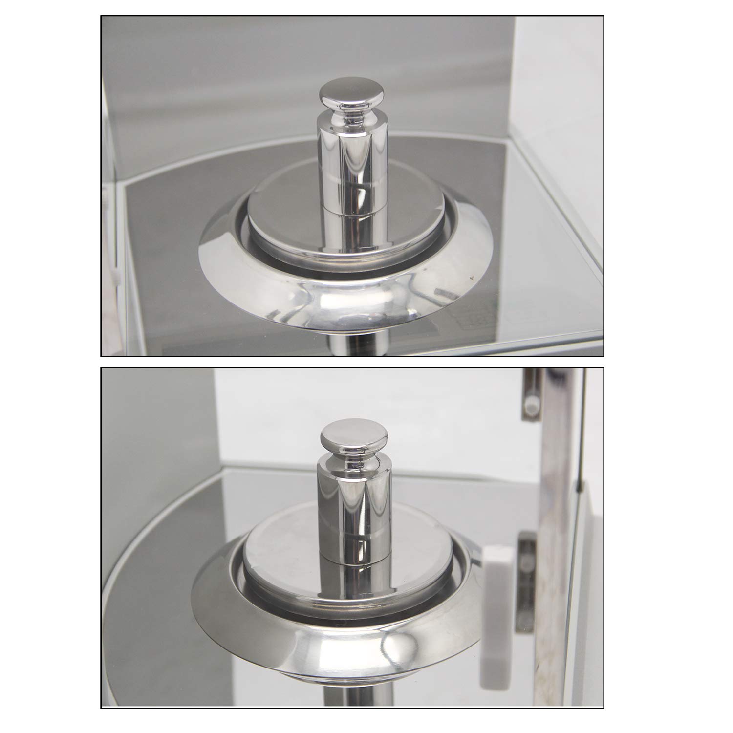 Hanchen 220g x 0.0001g High Precision Digital Analytical Balance Scale - Laboratory Precision Scale for Jewelry, Pharmacy, Chemicals & School Use with Manual Calibration (0.1mg Accuracy, 220V) - Perfect for Gold Weighing, Powder Measurement & Scientific Experiments