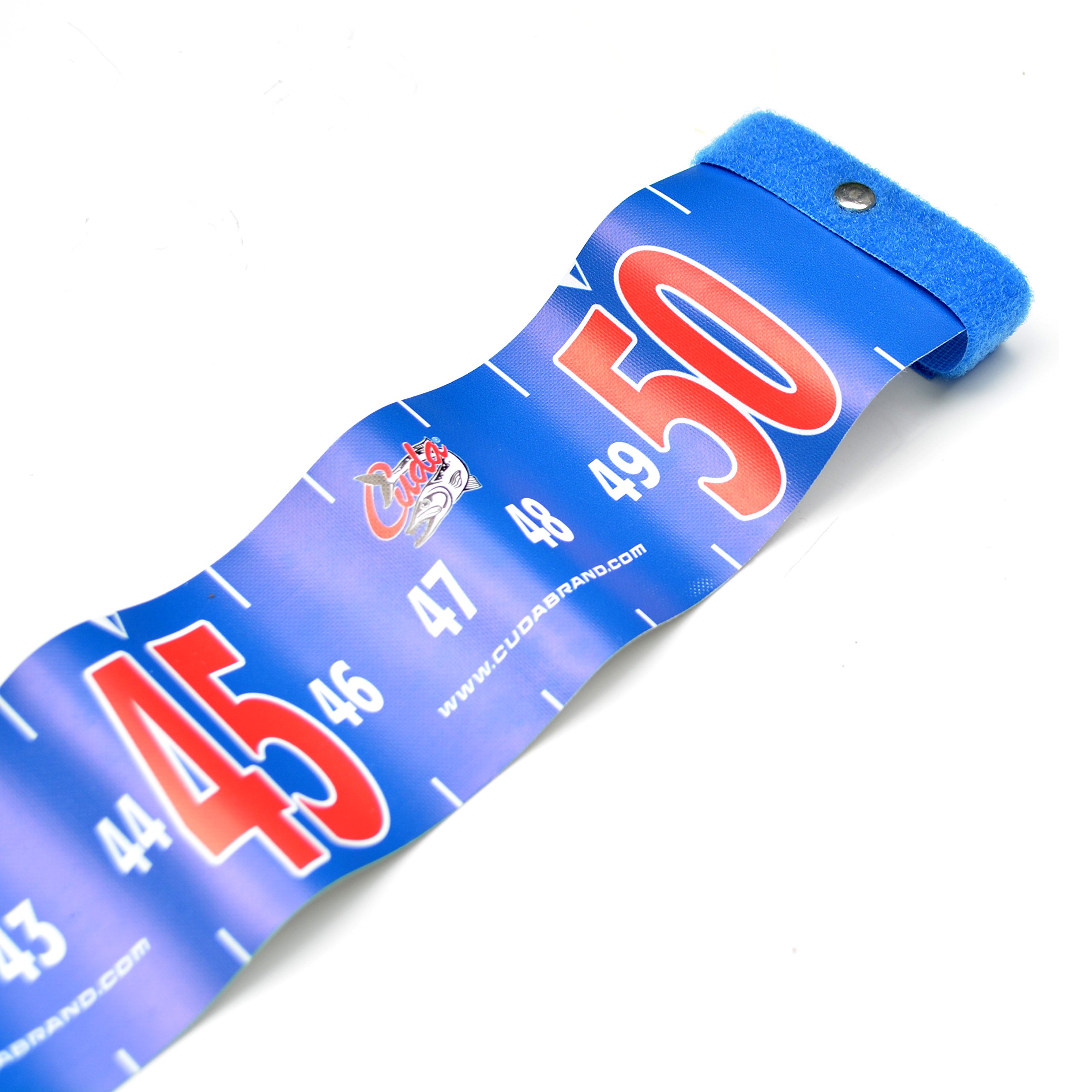 Cuda Fish Tape Measure with Velcro Storage Strap - Durable Fishing Ruler for Accurate Catch Sizing - Perfect for Anglers, Fishermen, and Outdoor Enthusiasts - Great for Freshwater & Saltwater Fishing Trips