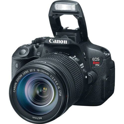 Canon EOS Rebel T5i / 800D & T7i DSLR Camera Bundle with EF-S 18-135mm f/3.5-5.6 & EF 75-300mm f/4-5.6 III Lenses - Professional Photography Kit for Travel, Wildlife & Portrait Shooting