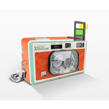 LomoApparat 35MM Film Camera with 21mm Wide Angle Lens - Neubau Edition | Vintage Style Photography for Travel, Street & Creative Shots
